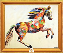 "Лошадь разноцветная" Арт."МЖ0030"