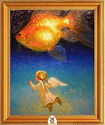 "Ангелок и золотая рыбка" Арт."МЖ0618"