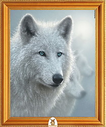 "Белый волк" Арт."МЖ0787"
