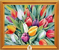 "Разноцветные тюльпаны" Арт."МЖ2382"