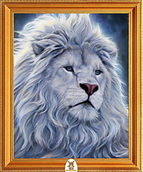 "Портрет белого льва" Арт."МЖ2703"