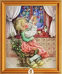 "Ребенок около зимнего окна" Арт."МЖ2902"
